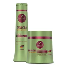 Kit Haskell Bananeira Shampoo 500ml Mascara 500g Foto  mini 1