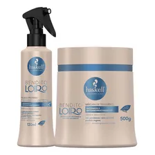Kit Haskell Bendito Loiro 500g + Fluído - Reconstrução Foto  mini 1