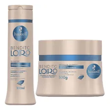 Kit Haskell Bendito Loiro Shampoo 300ml + 1 Mascara 300ml Foto mini 1