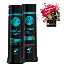 Kit Haskell Cachos Sim Shampoo Condicionador 300ml Foto  mini 1