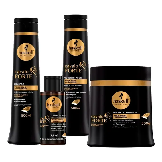 Kit Haskell Cavalo Forte Grande 3 Produtos G + Complexo Foto 1