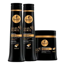 Kit Haskell Cavalo Forte Shampoo, Condicionador E Mascara Foto  mini 1