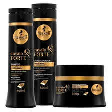 Kit Haskell Crescimento Capilar Cavalo Forte 3 Produtos Foto  mini 1