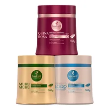 Kit Haskell Cronograma Bendito L. Murumuru Quina Rosa 500g Foto  mini 1