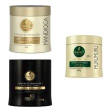 Kit Haskell Cronograma Capilar 500g Mandioca+murumuru+cavalo Foto mini 1