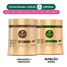 Kit Haskell Cronograma Capilar Másc 500g Mandioca+ Murumuru Foto mini 1