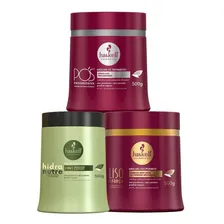 Kit Haskell Cronograma Hidranutre Liso C Força Pós Prog 500g Foto  mini 1