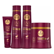 Kit Haskell Liso Com Força Sh Cond Máscara 500g Finalizador Foto mini 1