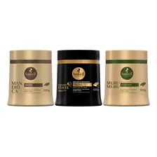 Kit Haskell Mascaras Cavalo Forte Mandioca Murumuru 500g Foto mini 1