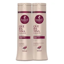 Kit Haskell Queratina Shampoo 300ml + 1 Condicionador 300ml Foto mini 1