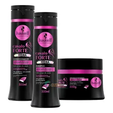 Kit Haskell Sh Cond E Máscara Cavalo Forte Hidra 300ml Foto mini 1