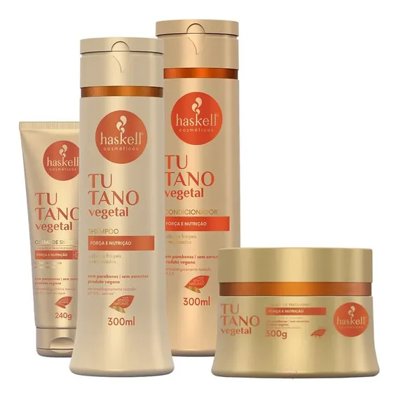 Kit Haskell Tutano Sh + Cond Máscara 250g Silicone Foto 1