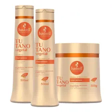 Kit Haskell Tutano Shampoo Condicionador Máscara 500g Foto mini 1