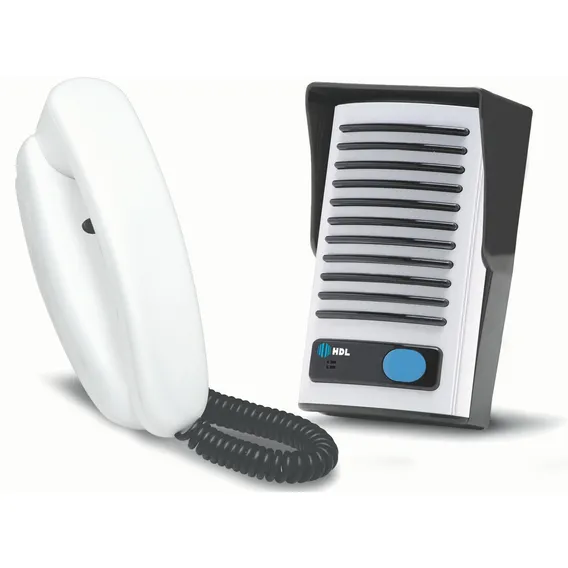 Kit Hdl Interfone Porteiro Eletrônico F8-ntl Az-02 Branco 110V/220V Foto 1