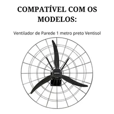 Kit Hélice + Cubo P/ Ventilador Industrial 1 Metro Ventisol Cor Preto Foto mini 4
