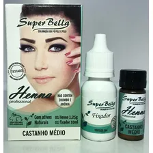 Kit Henna Para Sobrancelhas Super Bella - !! Tom Marrom Foto mini  2