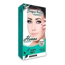 Kit Henna Para Sobrancelhas Super Bella - !! Tom Marrom Foto  mini 1