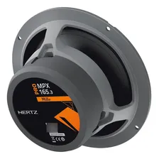 Kit Hertz Coaxial Mille Mpx 165.3 Pro 6 Pols. 200w Rms Par Cor Preto Foto mini 4