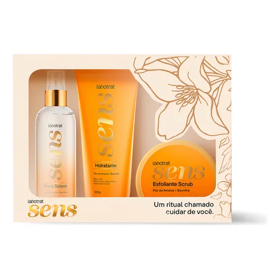 Kit Hidratante Esfoliante Perfuma Ameixa Baunilha Labotrat Foto 1