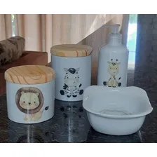 Kit Higiene Bebê Safari 4 Peças Foto mini 3