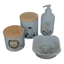 Kit Higiene Bebê Safari 4 Peças Foto mini 1