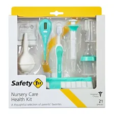Kit Higiene Cuidados E Saúde Bebê / Recém Nascido 21 Pçs Cor Verde Foto mini 1