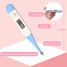 Kit Higiene Cuidados E Saúde Bebê Termômetro Recém Nascido Cor Rosa Foto mini 4