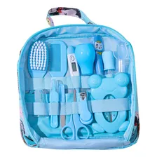 Kit Higiene Cuidados Saúde Bebê Recém Nascido 13pc Azul Foto  mini 1