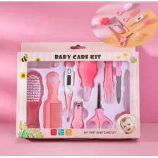 Kit Higiene E Cuidado Bebê Recém Nascido 10 Peças Cor Rosa Foto mini  2