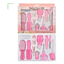 Kit Higiene E Cuidado Bebê Recém Nascido 10 Peças Cor Rosa Foto  mini 1