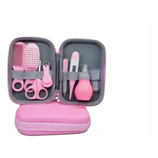 Kit Higiene Recém Nascido 8 Pcs C/ Necessaire Rosa Foto mini  2