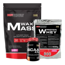 Kit Hipercal贸rico Waxy Mass + Whey Protein + Bcaa Foto mini 1