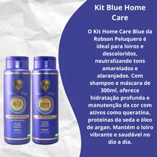 Kit Home Care 300ml Matizador Blue Robson Peluquero Rp Foto mini  3
