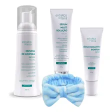 Kit Home Care Acne Detox Oleosidade Cicatrizante - Extratos Foto  mini 1