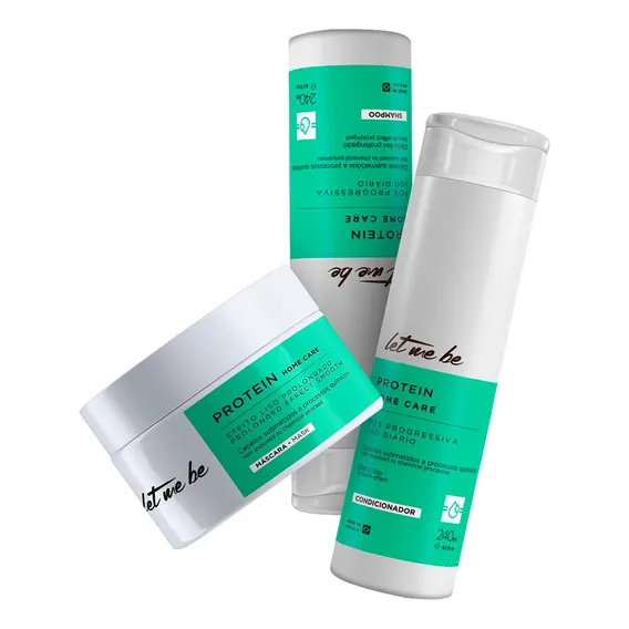 Kit Home Care Protein Let Me Be Efeito Liso Prolongado Foto 1