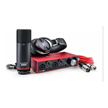 Kit Home Studio Scarlett 2i2 Studio 3a Geração Focusrite Cor Vermelho/Preto 110V/220V Foto mini 2