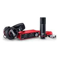 Kit Home Studio Scarlett 2i2 Studio 3a Geração Focusrite Cor Vermelho/Preto 110V/220V Foto mini 3
