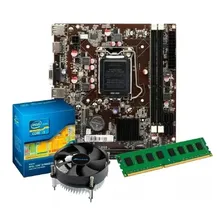 Kit I3 2100 + Placa Mãe H61 1155 + 16gb Ddr3 Cor Preto Foto  mini 1