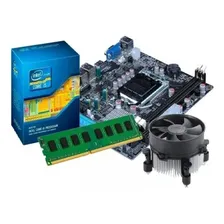 Kit I3 3220 +placa Mãe H61 1155 + 8gb Ddr3 +cooler Cor Preto Foto mini 1
