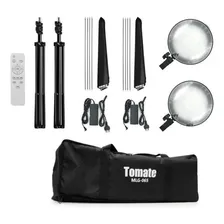 Kit Iluminação Led Studio Softbox Tripé Controle + Bolsa Foto mini 2