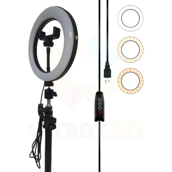 Kit Iluminador Led Ring Light Tripe Foto 1