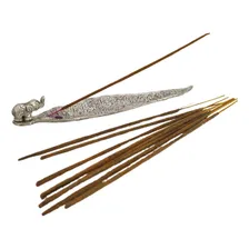 Kit Incensários + Incensos De Fragrância Kit3 - Incensário Buda - 12 Varetas Massala Premium Foto mini 2