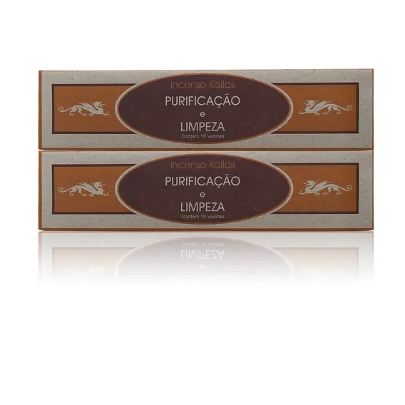 Kit Incenso Purificação E Limpeza Kailas 2 Cx 20 Varetas Foto 1