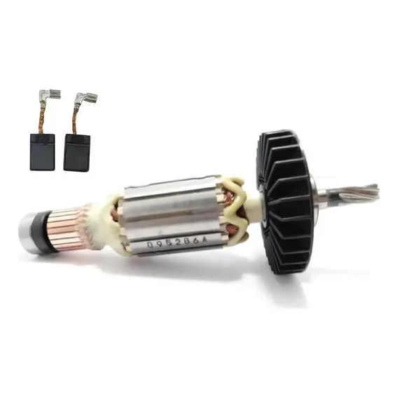 Kit Induzido + Escovas De Carvão P/ Martelete Hr2470 Makita 110v Foto 1
