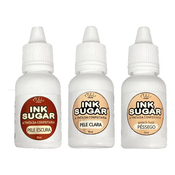 Kit Ink Sugar Pele - 3 Cores Foto 1