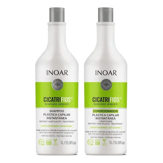 Kit Inoar Cicatrifios Litro Shampoo + Condicionador Lt Foto 1