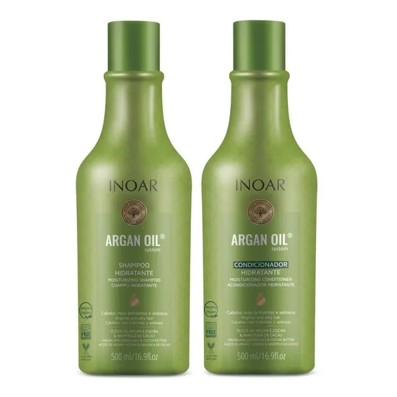 Kit Inoar Sh + Cond. Argan Oil System 500ml Foto 1