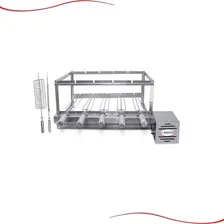 Kit Inox Grill Churrasqueira 5 Espetos - Brasa Grill Foto mini 1