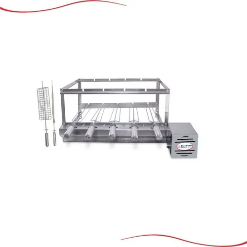 Kit Inox Grill Churrasqueira 5 Espetos - Brasa Grill Foto 1