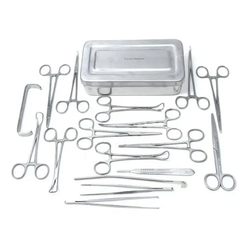Kit Instrumental Cirúrgico Castração Medicina Veterinária Foto 1